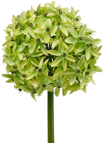 Sierui Allium, zijden bloem, kunstbal prei groen Ø20cm L72cm
