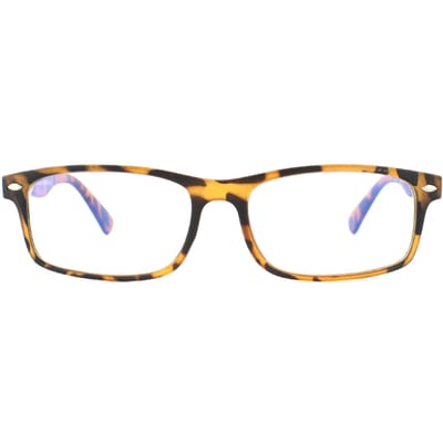 Montana Leesbril BLF83A Matte Schildpad Bruin Blauw Lichtblok +3,50