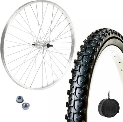 Complete Voorwiel 26 inch MTB met Band en Binnenband - Fietswiel Mountainbike