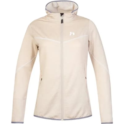 Hannah Dagnys Hoody Fleece Met Volledige Rits Beige 36 Vrouw