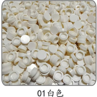 1000 stuks/partij Tegel 1x1 Rond 98138 Speciaal Blok MOC Bouwsteen Compacte Deeltjes Blokken Onderdelen Compatibel met LOGO Speelgoed