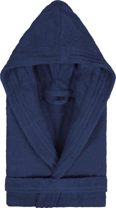 Badjas Badstof Kimono met Capuchon Pure Maat XS Marine Navy col 2094