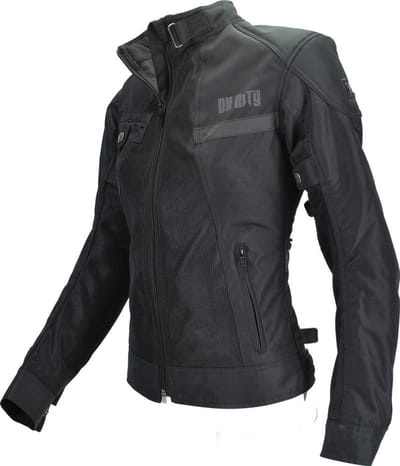 By city-motorjas-dames-doorwaaijas-summer-route-lady-protectie-CE-zomerjas-zwart-M