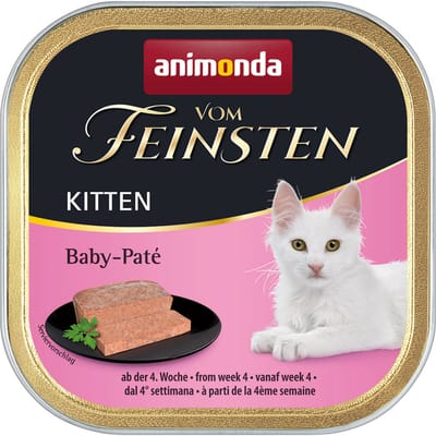 6x100g Baby Paté Baby Paté animonda Vom Feinsten Kattenvoer