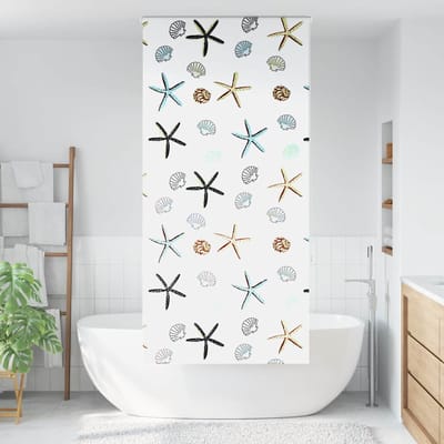 vidaXL - Doucherolgordijn - 90x240 - cm - stofbreedte - 86 - cm