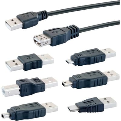 Schwaiger USB 2.0 Verlengkabel [1x USB-A 2.0 stekker - 1x USB 2.0 bus A] CAUSET 531 1.5 m