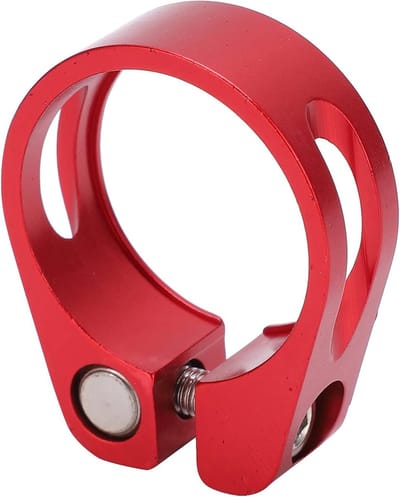 Fietszadelpenklem - Zadelbuiskraag - Fietsen - Snelsluiting - 318 mm - Rood
