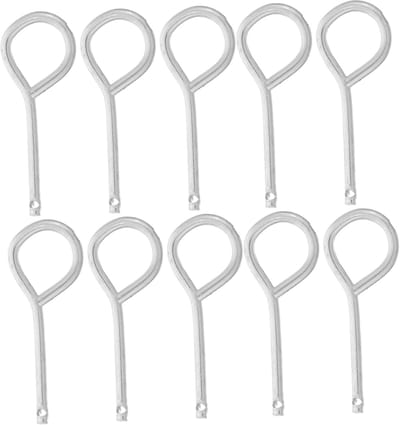 Brandblusser Accessoire Kit - Veiligheidssluitingen - Brandbeveiliging - Voorkomt Activering - 5.30X2.00X0.30CM - Zilver
