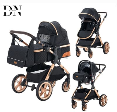 Deniva - Buggy - Kinderwagen 3 in 1 - 0-3 Jaar - Inc. Autostoel - Max 20KG - Multifunctionele Buggy - Opvouwbaar Frame - Regenhoes