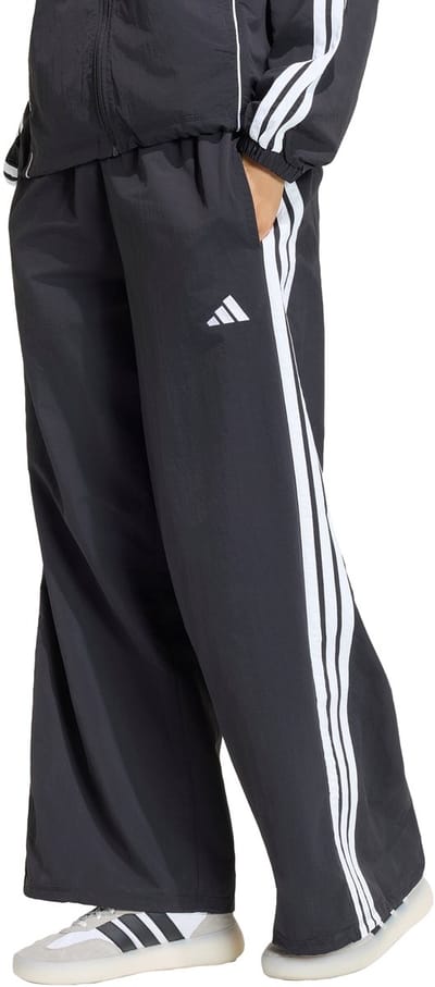 Adidas Sportswear Iconic Woven Wide Leg Trainingsbroek - Dames - Zwart