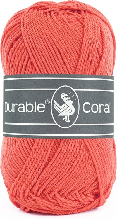 Durable Coral - 2190 coral - Gemerceriseerd Katoen Garen