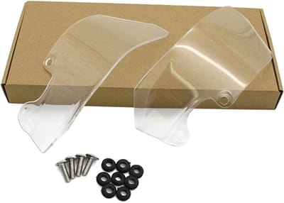 Motorfiets Windscherm - Voorruit Deflector - Comfortabel Rijden - Geoptimaliseerde Ventilatie - Standaard Maat - Transparant