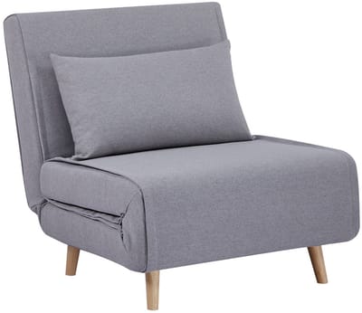 sweeek - Omvormbare fauteuil stof houten frame 1 zitplaats