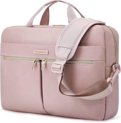 Grote Laptoptas voor Dames - Nylon Aktetas voor 17.3 inch Laptop - Stijlvol en Praktisch voor Kantoor en Reizen