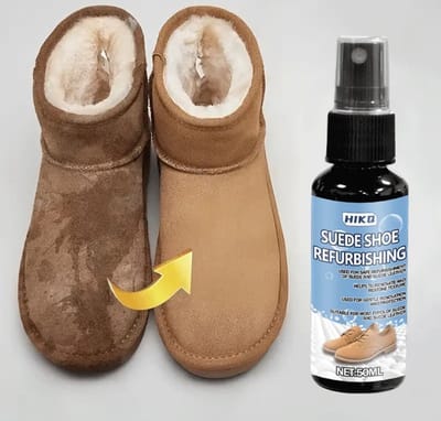 Suède Schoen Reiniger Spray – Suède & Nubuck Cleaner – Herstelt Kleur en Textuur – 50 ml