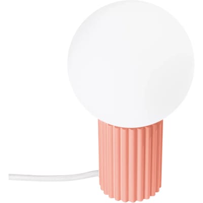 Sollux Lighting Wandlamp Halo - G9 - perzik - aluminium/glas - 12x12x19cm