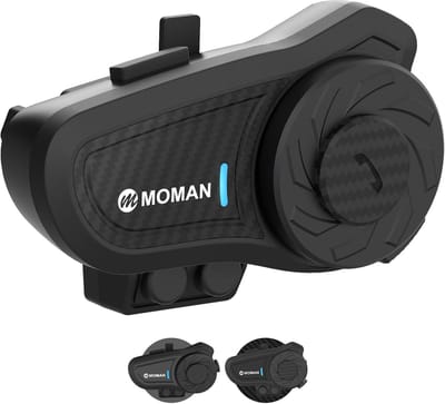 Draadloze Motorfietsintercom met 1000m Bereik en Ruisonderdrukking