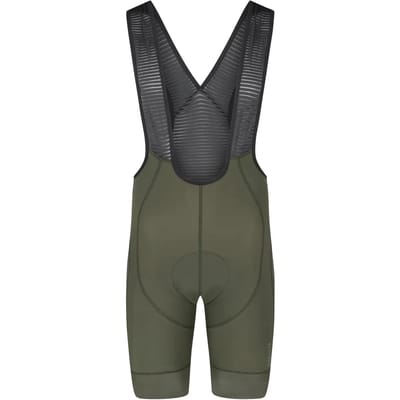 BIORACER Icon - Gravel Fietsbroek Zomer - Heren - Olijf - Ademende Bretellen - Verstevigde Stof - Maat S
