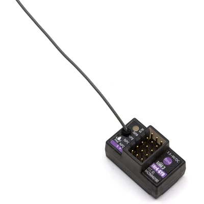 FlySky INr6-HS 2,4 GHz 6CH AFHDS 3 Récepteur Capteur de hauteur intégré Prise en charge de l'interface Newports INR4-GYB noir