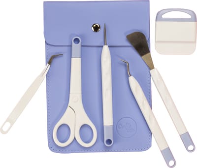 Crafts&Co Vinyl Toolkit - DIY & Hobby Tools - Knutselen voor Volwassenen - 7 Accessoires - Lila