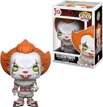 Pennywise met boot - Verzamel figuur - Film fans - Officiële handelsgoederen - 9.5 cm - Meerkleurig