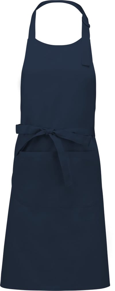 Zazlo® Basic Pro Premium - Comfort in kleur - Keukenschort - 100% katoen - BBQ Schort - Schort - Horecakwaliteit - Unisex - One Size Fits All - Wasbaar op 60° - Navy