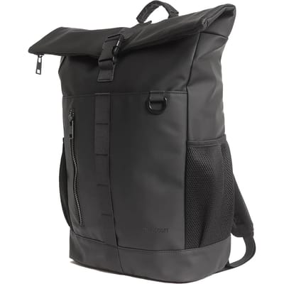 Lyle & Scott Weather Resistant Roll Top Bag jet black