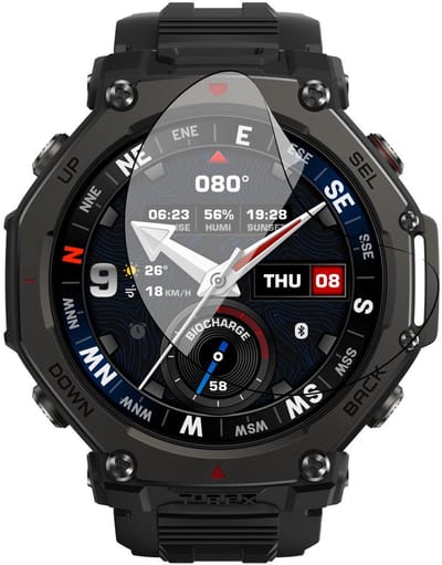 Screenprotector geschikt voor Amazfit T-rex 3 Pro 48mm - 1x FlexGuard Screen Protector