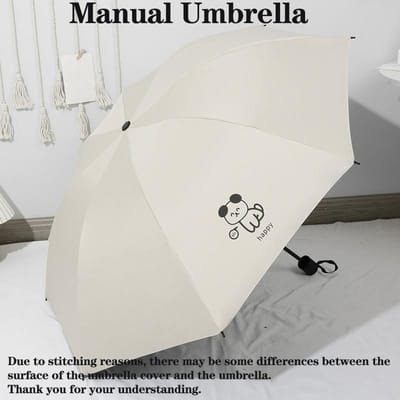 paraplu Leuke puppy parasol Reis Draagbare Opvouwbare Paraplu Wind- en zonbescherming Dames UV-paraplu Mannelijke volwassen studenten gray