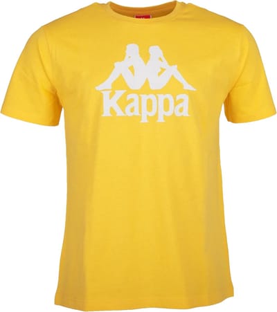 Kappa Caspar Kids T-Shirt 303910J-295, voor een jongen, Geel, T-shirt, maat: 140