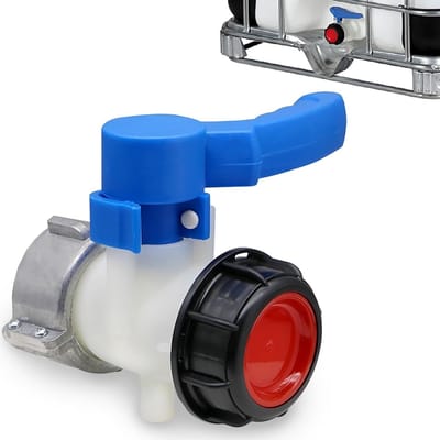 75mm IBC Tote Tank Vlinderklep Tapwater Adapter - IBC Tank Watercontainer - Bedieningsconnector Vervangende DN40