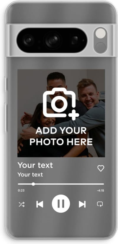 Gepersonaliseerd - Case Company® - Hoesje geschikt voor Google Pixel 8 Pro hoesje - Music Player - Soft Cover Telefoonhoesje - Bescherming aan alle Kanten en Schermrand