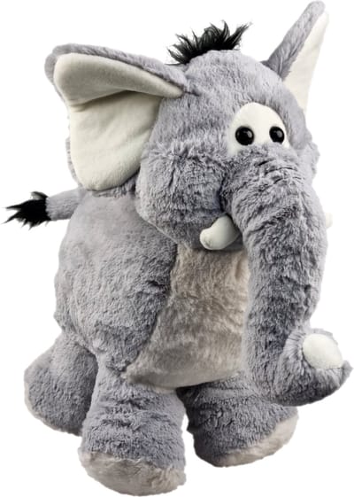 UNITOYS - Olifant Bollie - 35 cm - Knuffel - Grijs