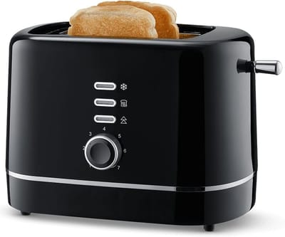 Lexium Broodrooster met tostiklemmen - Broodroosters - Toaster - Berde sleuven - Meedere standen en instelbare warmteniveaus