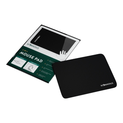 Nomadius 2-in-1 Muismat - Muismat met Anti-slip Laag - Schermreiniger - Opvouwbaar, Draagbaar, Multifunctioneel - Muismatten - Ideaal voor Onderweg & als Schoonmaakdoekje voor Scherm - Mouse Pad - Muismatten - Reisaccessoire