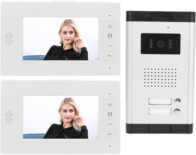 Video Intercom Systeem - Deurtelefoon Visueel - Veilig Thuis - 7 Inch Kleurenscherm - EU-stekker