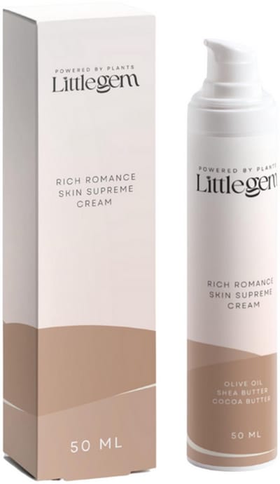 Natuurlijke voedende gezichtscrème, Rich romance skin supreme cream - diepe voeding & hydratatie voor de droge, gevoelige huid