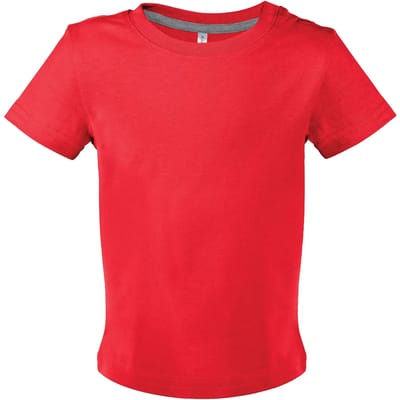 Kariban Baby-t-shirt korte mouwen K363 - Red - 3M