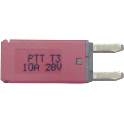 PARTS PTT Circuit Breaker Mini, type 3. Manual Reset, 10A C001-102-0063 Standaard steekzekering (auto) 10 A Rood 1 stuk(s)