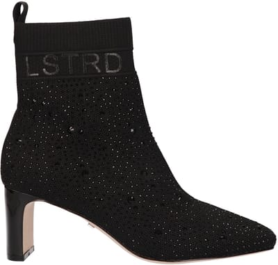 La Strada Enkellaars Zwart Knitted - Damesschoenen - Maat - 36