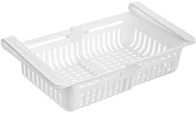 Orion Vilde - Uitrekbare Koelkast Organizer - 21-28,7 cm - Wit - Duurzaam