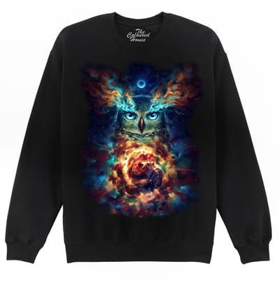 Uil Heelal Ruimte Aurowla The Coloured House Sweater S