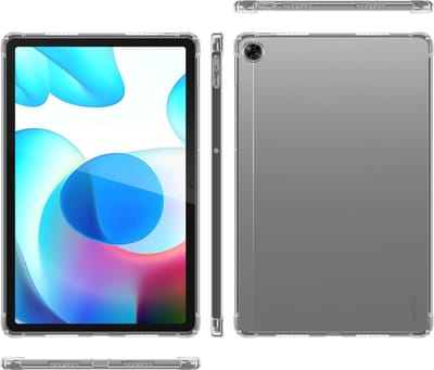 Cadorabo Hoesje geschikt voor Realme Pad in VOLLEDIG TRANSPARANT TPU Ultra Slim Air Tablet