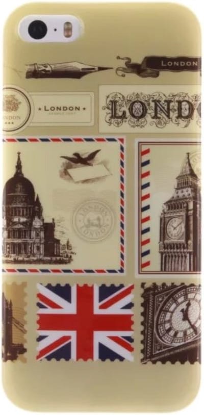 Peachy London British Engeland TPU geschikt voor iPhone 5 5s SE 2016 hoesje case