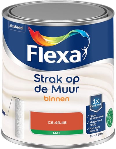 Flexa - Strak Op De Muur Binnen Mat - C6.49.48 - Mengverf - 1 L