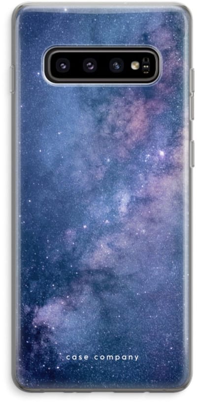 Hoesje geschikt voor Samsung Galaxy S10 Plus hoesje - Nebula - Soft Cover Telefoonhoesje - Bescherming aan alle Kanten en Schermrand