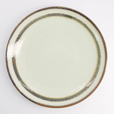 Tokyo Design Studio - Wasabi Groot Rond Bord - Beige - 28,5 x 3,5 cm