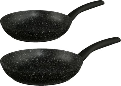 Secret de Gourmet Koekenpannen Palermo - D24 en D26 cm - Alle warmtebronnen - Zwart