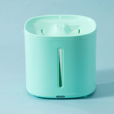 Katten Waterdispenser Automatische Circulerende Stroom Huisdier Waterdispenser Intelligente Sensor Draadloos Hond Drinkwater Voerbak 16*16*14cm blue