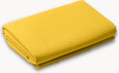Y-NOT - Crispy Cotton Hoeslaken Topper - 180x220 - tot 15 cm matrasdikte - 100% Katoen - 180 draaddichtheid - Geel